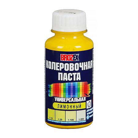 Колер паста лимонный №01 0,1 л BROZEX *6/108
