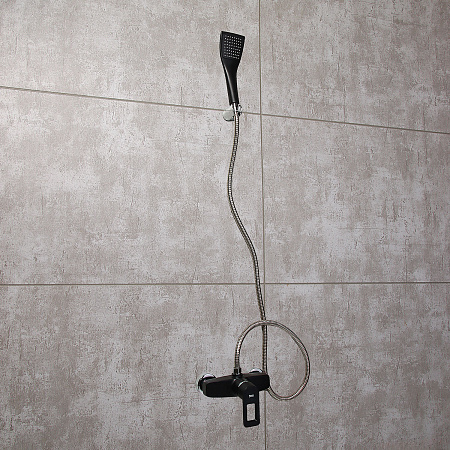 Смеситель д/душа "Potato" P2030-6 (черный) *1/10