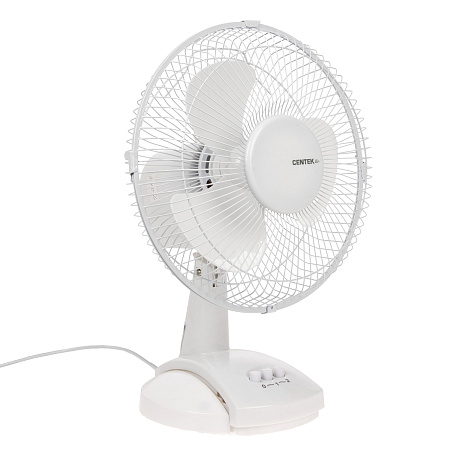 Вентилятор настольный Centek СТ-5006 White 25Вт, d=23см, 2 скорости *1