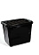 Контейнер д/хранения пластм. "MASTER BOX" 25л 410х295х312мм Черн./Сер. арт.50904 ("Пол-быт")*1/4