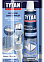 Герметик силиконовый санитарный белый 85мл TYTAN 17601  *1/24