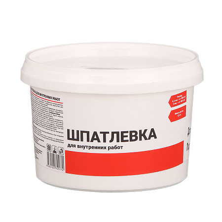 Шпатлевка акриловая для внутренних работ 0,9 кг*12/648