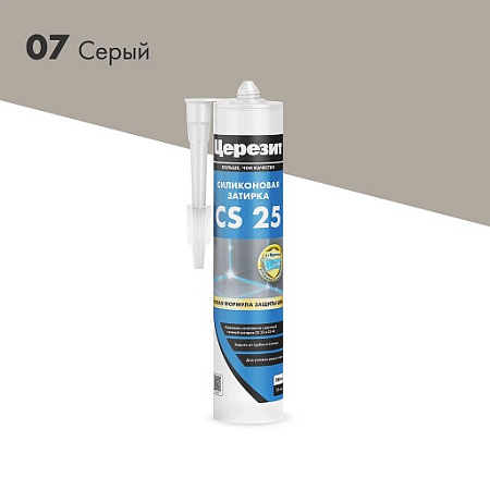 Затирка для швов CS 25 Серая 280мл Церезит *1/12/192