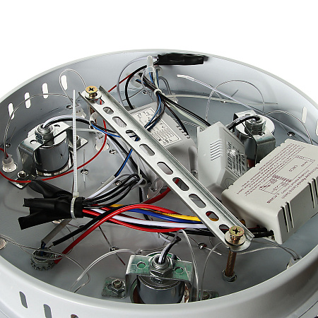 Люстра Y0596/3+3 CH Е14 3*40Вт +3*3Вт ( h=200; d=300)  VERNER LIGHTING *1