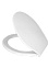 Сиденье для унитаза Milardo 430*377*42 полипропилен, белое 010PP00M31 *1/12