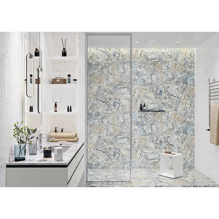 Плитка напольная Solo синяя 418*418*8 GT96VG  Global Tile * 1,4 / 86,8