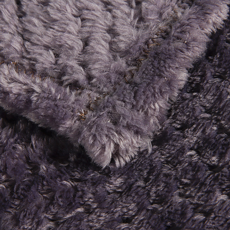 Плед 200*220см микрофибра жаккард ананас фиолетовый арт.292 NOVEL *1/8