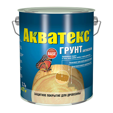 Антисептик грунт 2,7 л АКВАТЕКС *1/4/144