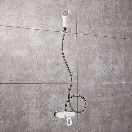 Смеситель д/душа "Potato" P2030-7 (белый) *1/10