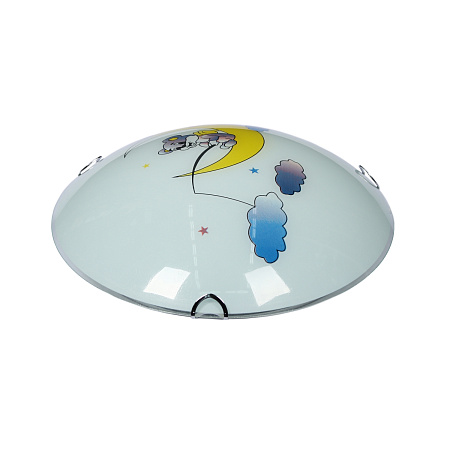 Светильник светодиодный стекло FX3059/12''   LED 12Вт   (h=90, диам 300 ) 8кв.м.   VERNER LIGHTING *1