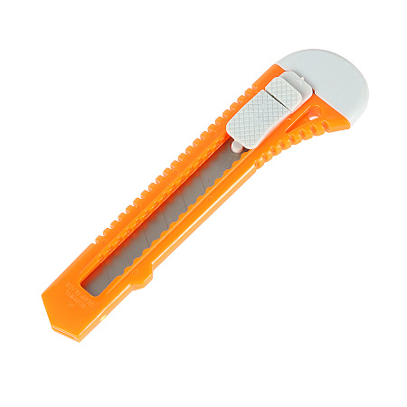 Нож строительный 18мм корпус пластик АКУЛА-light JSHL18112 NovoCRAFT *1/50/600