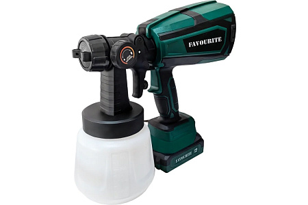 Краскопульт аккум. 120Вт 600мл/м вязк.кр 40DIN/сек сопло2,5мм бак0,8л OBS 21 FSG FAVOURITE *1/6