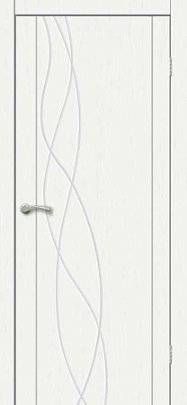 Дверь межкомнатная глухая ESTETICA 306 ПВХ Дуб Пломбир 800 мм BROZEX-WOOD  *1