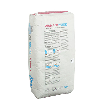 Штукатурка декоративная Диамант Шуба 3,0 25 кг КНАУФ *1/48