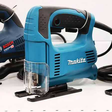 Лобзик электр. 450Вт 3100ход/м дер-65мм мет-6мм винт-ой зажим 4326 MAKITA *1/5