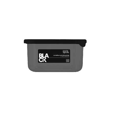 Контейнер д/прод. пластм. "Black" 0,4 105х105х55мм SE167910621("Sugar Spice")*1/18