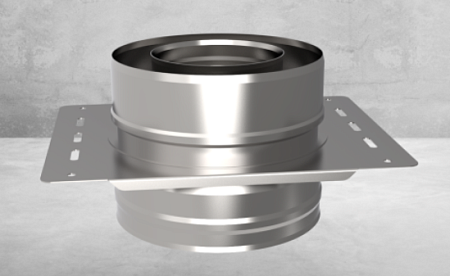 Монтажная площадка 150х220, AISI 430/430, 0,8мм/0,5мм (К) (пл.260х340 AISI 430/0,8мм) (GS) *1