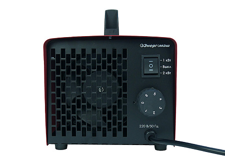 Пушка тепловая электрическая  2кВт 153м3/ч S-30м2 керамический квадрат 220B ТПБ-2000К Энергомаш *1/6
