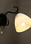 Бра N1897/1W BK+CH E27 1*40Вт (200*300*140)  VERNER LIGHTING *1