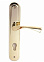 Ручка на планке Апекс HP-85.0423-G (P-C023G) золото,межосев.85мм,п/цилиндр *1/15