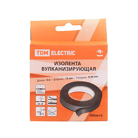 Изолента вулканизирующая 15ммх5м  TDM SQ0526-0601  *1/100
