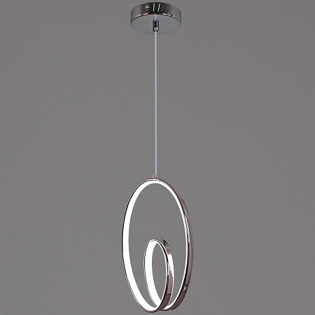 Светильник подвесной светодиодный 05669-0.9-01 CR хром LED 20W S=6м2  *1/12