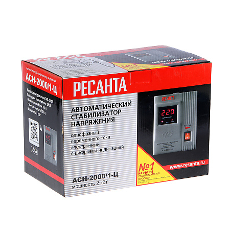 Стабилизатор напряжения АСН-2 000/1-Ц РЕСАНТА *1/4