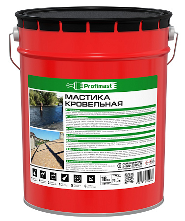 Мастика битумная кровельная 21,5 л PROFIMAST *1/33