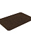 Коврик 50*80 см влаговпитывающий ребристый SLIM "VORTEX"  коричневый, без борта (арт. 24387) 1/10