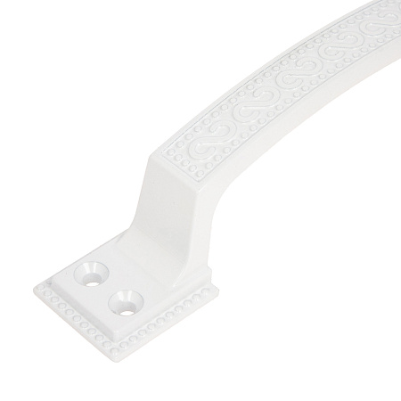 Ручка-скоба 100-3 белая б/шур. (индивидуальная упаковка) ДомоСтрой *10