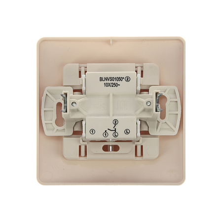 Розетка "BLANCA" СП 2-мест. антрацит з/к 16А 250В  BLNRS001026  *6/12