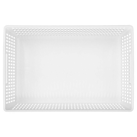 Корзина для хранения пластм. "Simplify" 274х184х138мм 6л Белый арт 435250516 ("Бытпласт") *1/24
