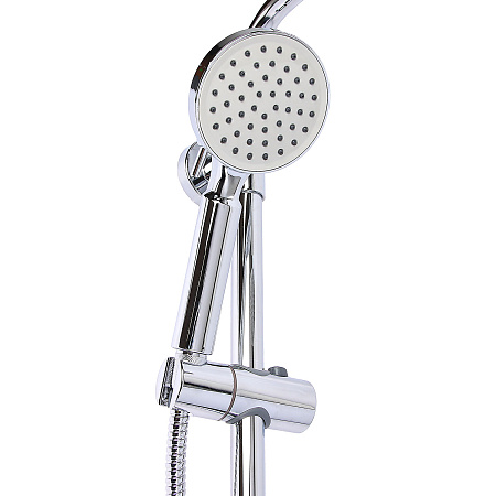 Смеситель д/ванны со стойкой для душа + ручной и тропический душ FASHUN A2418 *1