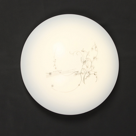 Светильник светодиодный акриловый 270мм 24W 8008/12W*2 010LED3 р.(теп.и хол.свет,смеш)б/пS=10м2VERNER LIGHTING *1/10