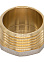 Заглушка 1"(Ø25) наружная резьба CTM CRCM0001 *10/300