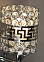 Бра N1916/1W CH E27 1*40Вт ( 270*170*130)  VERNER LIGHTING *1