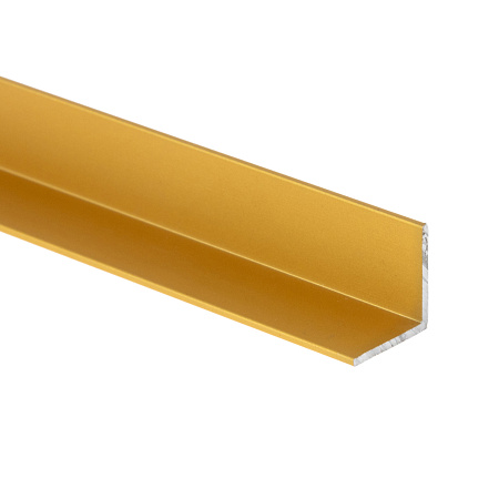 Уголок равнополочный 10х10х1000мм Уп 01.502л анод золото Лука  *10