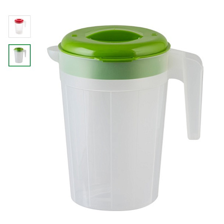 Кувшин пластм. с крышкой 2,5л арт.145 ("Полимербыт") *1/15