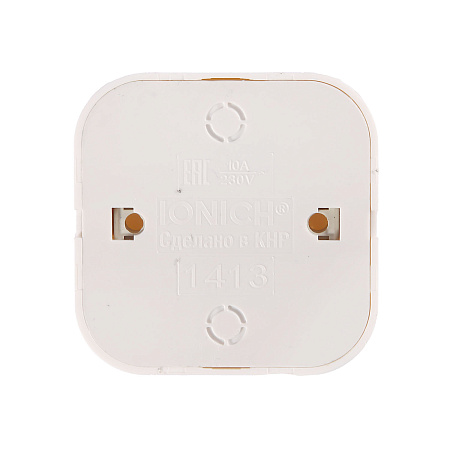 Выключатель "IONICH" ОП 2кл. белый IP20  1413 *10/200
