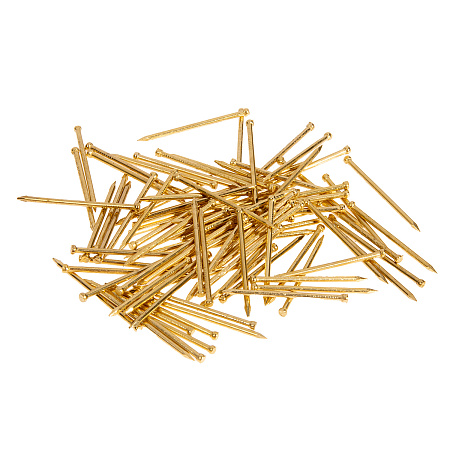 Гвозди финишные 1,4*30 100гр латунь BROZEX *10