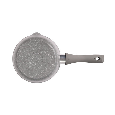 Кастрюля алюм. литая а/приг. Kukmara "Мраморная" светлый 1,5л Дл.Съемн.р, Ст.кр.с нос. кмс0156а *1/3