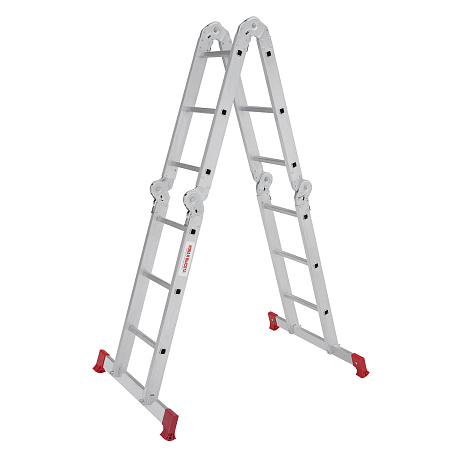 Лестница многофункциональная трансформер алюм. 4х3ступ.,общ.дл.3,48м,max нагр150кг 2320403 "НВ"*1