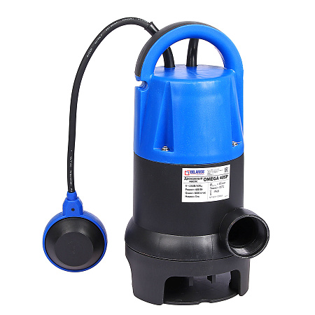Насос погружной дренажный д/грязной воды 400Вт 7500л/час шнур 10м BELAMOS Omega 40SP *1/4