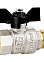Кран шаровый 1/2" (Ø15) М/П бабочка LD Pride 47.15. (аналог ИА33) *1/30