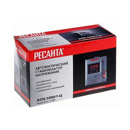 Стабилизатор напряжения АСН-1 000/1-Ц РЕСАНТА *1