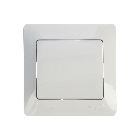 Выключатель "Glossa" СП 1кл. белый в сборе GSL000112   *15/90