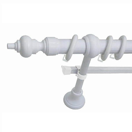 Карниз круглый d28мм Белый + U-шина 1,6 Кантри Легранд *5