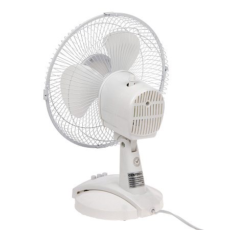 Вентилятор настольный Centek СТ-5006 White 25Вт, d=23см, 2 скорости *1