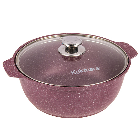 Кастрюля алюм. литая а/приг. Kukmara "Trendy style" Mystery "жаровня" 4,0л Ст.кр. ж41tsm *1/4