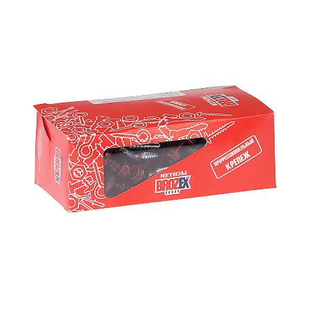 Саморезы кровельные BROZEX коробка 4,8*35 (100шт) RAL 3005 винно-красный *6